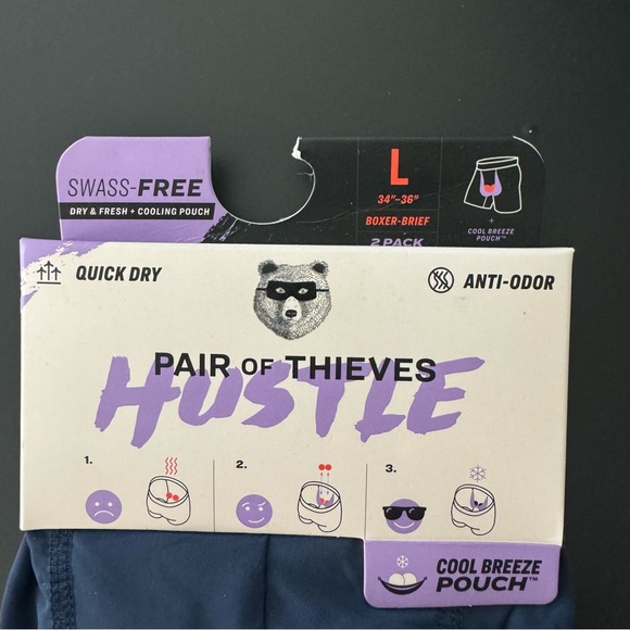 Pair of thieves boxer briefs Large - Picture 4 of 5